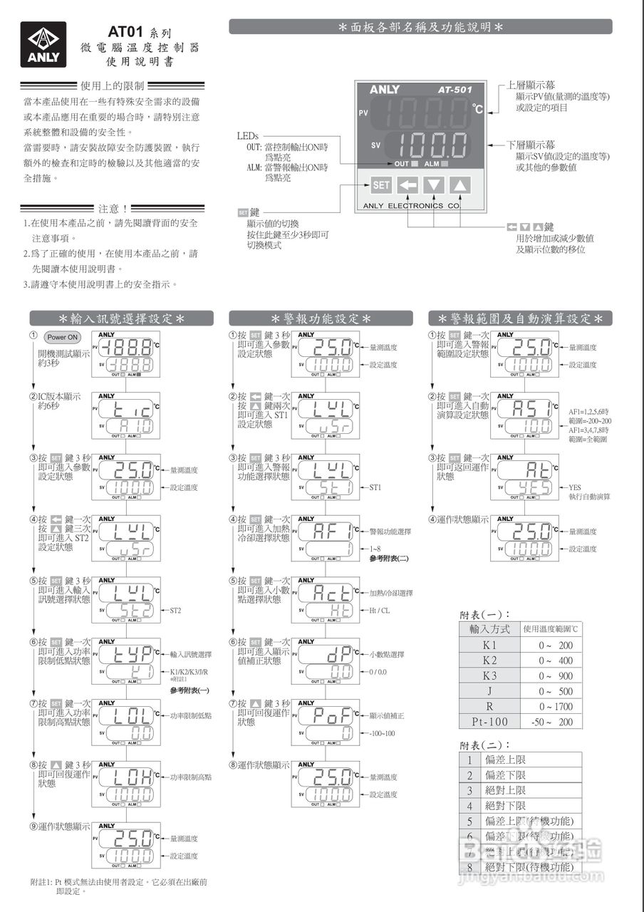 微电脑控制仪操作指南