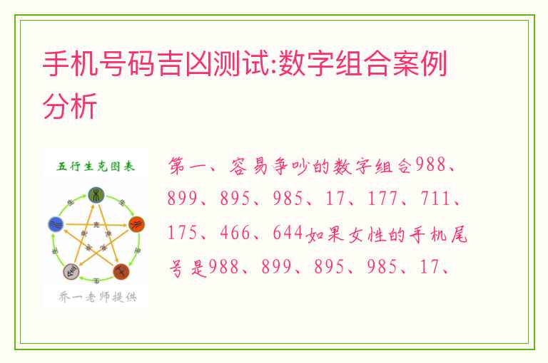 掌握命运之键，手机号码吉凶揭秘与数字背后的力量解析